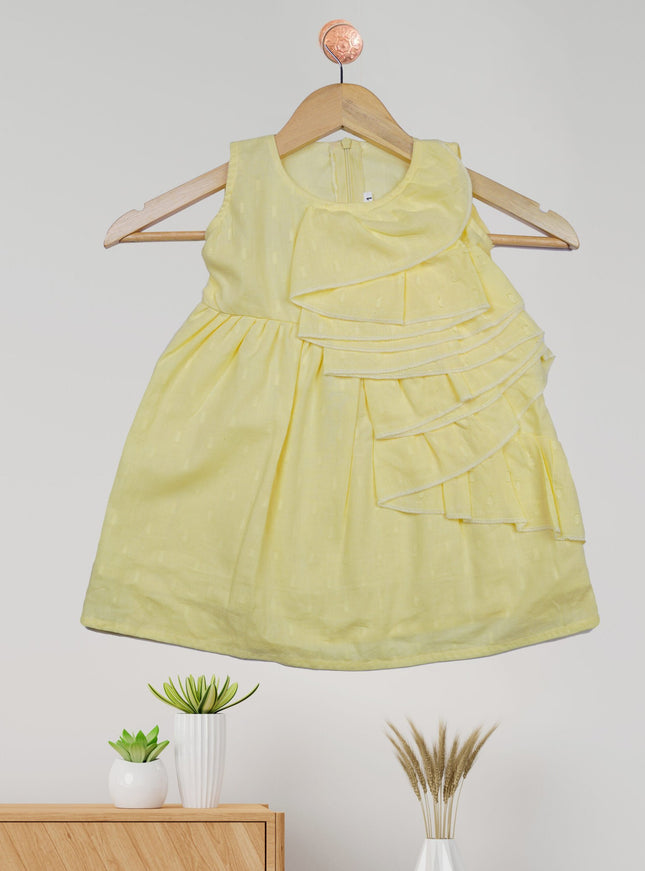 Soft Cotton Yellow Dress