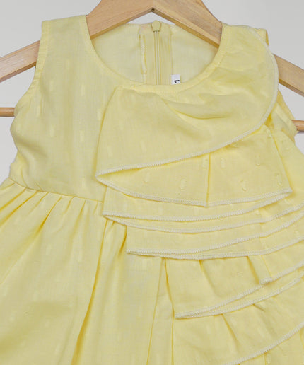 Soft Cotton Yellow Dress