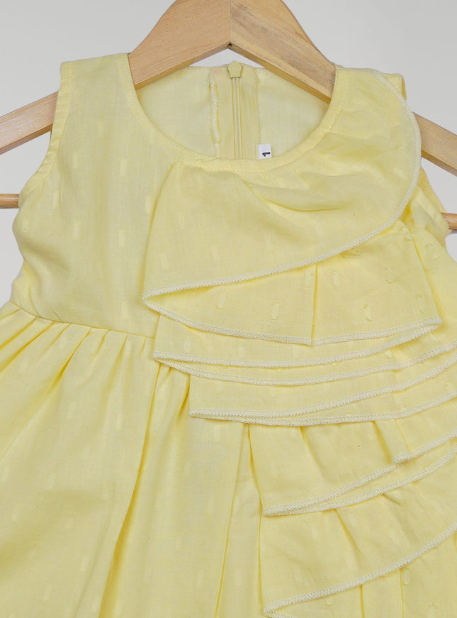 Soft Cotton Yellow Dress