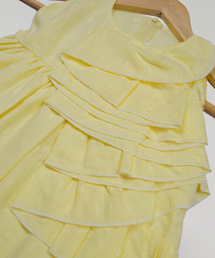 Soft Cotton Yellow Dress