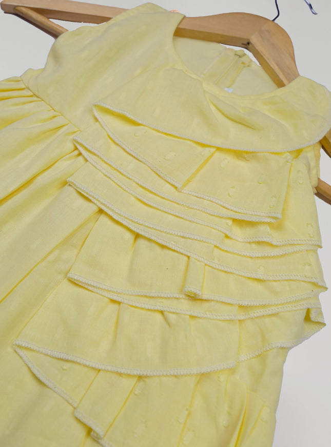 Soft Cotton Yellow Dress