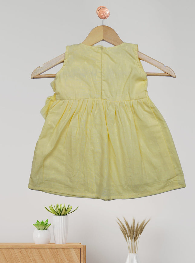 Soft Cotton Yellow Dress