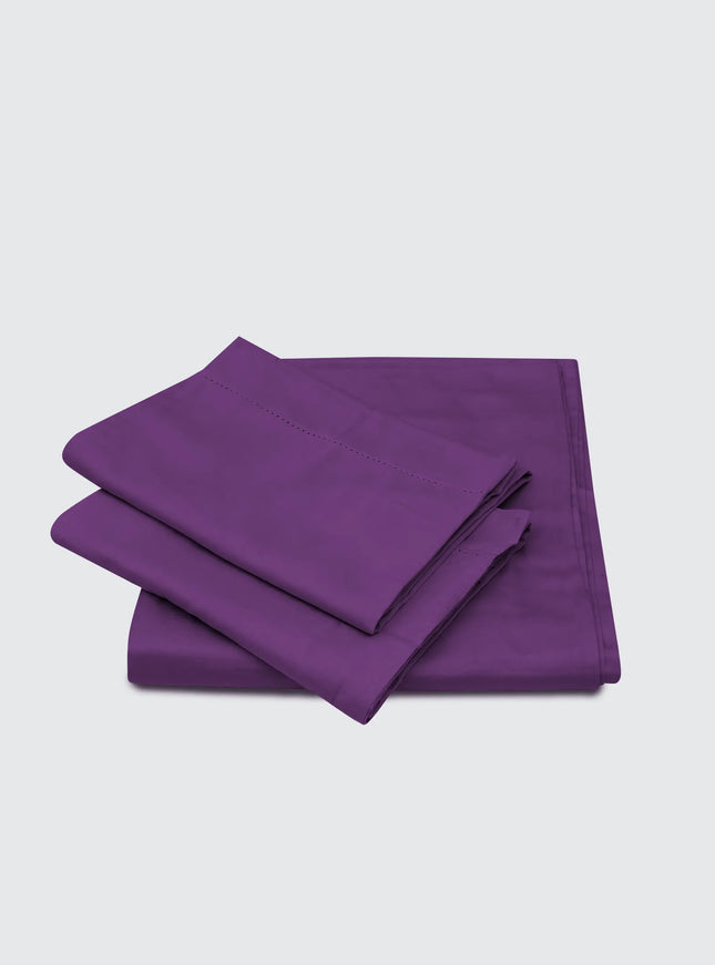 Purple bedsheet with Pillow case