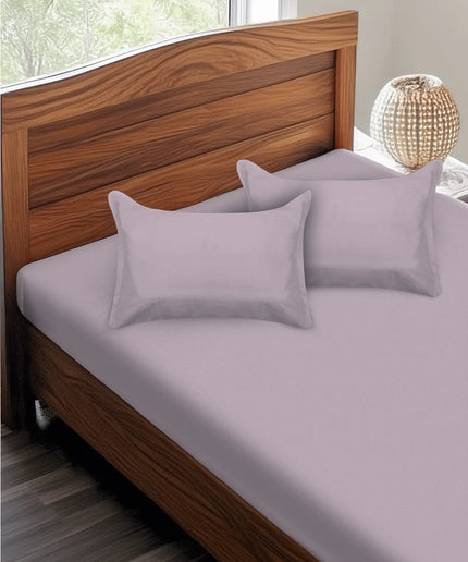 Pink bedsheet with pillow case