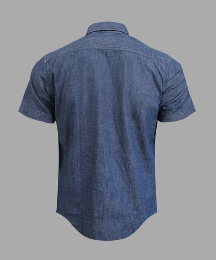 Cotton Shirt – Denim Grey