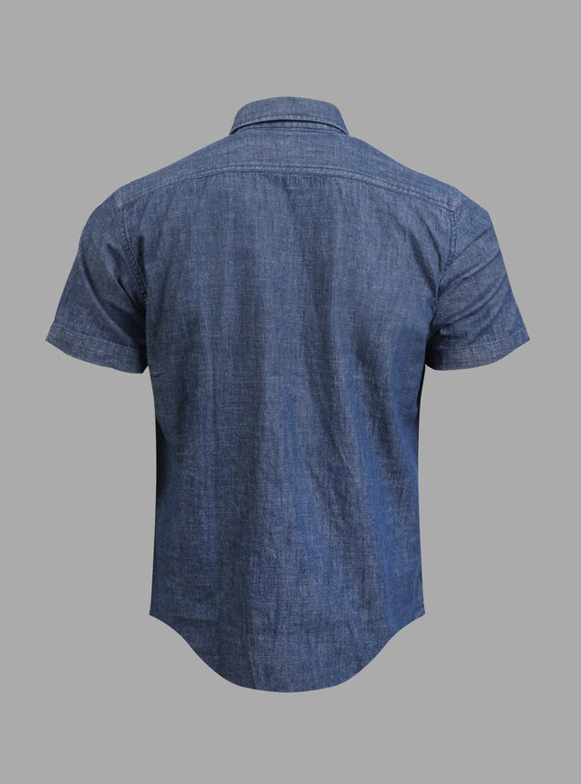 Cotton Shirt – Denim Grey