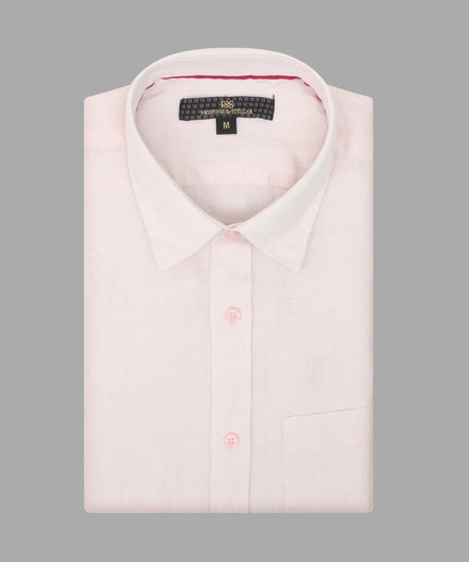 Linen Shirt – Light Pink