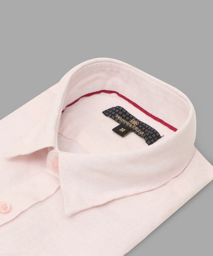 Linen Shirt – Light Pink