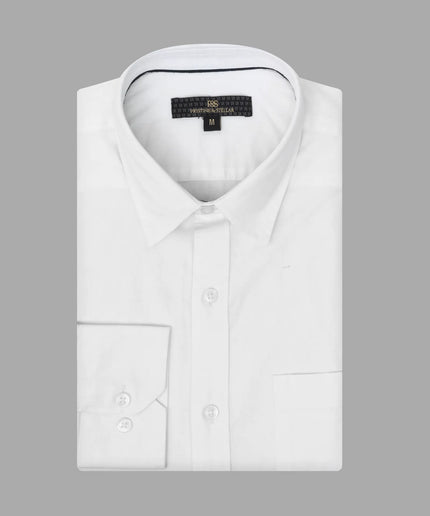 Cotton Shirt – white – full sleeve