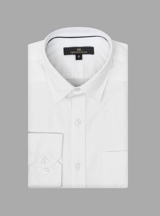 Cotton Shirt – white – full sleeve