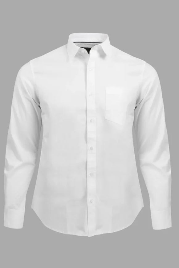 Cotton Shirt – white – full sleeve