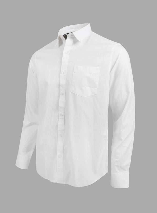 Cotton Shirt – white – full sleeve