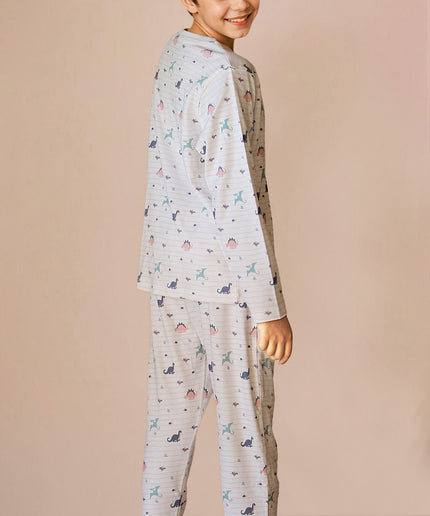 Unisex Dianosar Full sleeve Pyjama set
