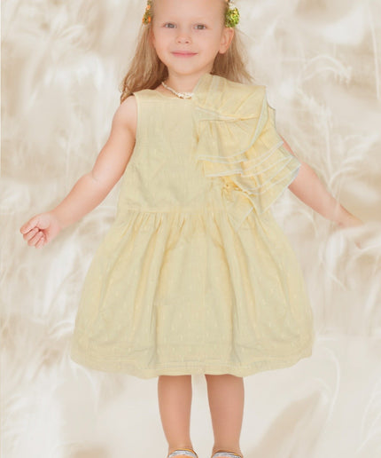 Soft Cotton Yellow Dress