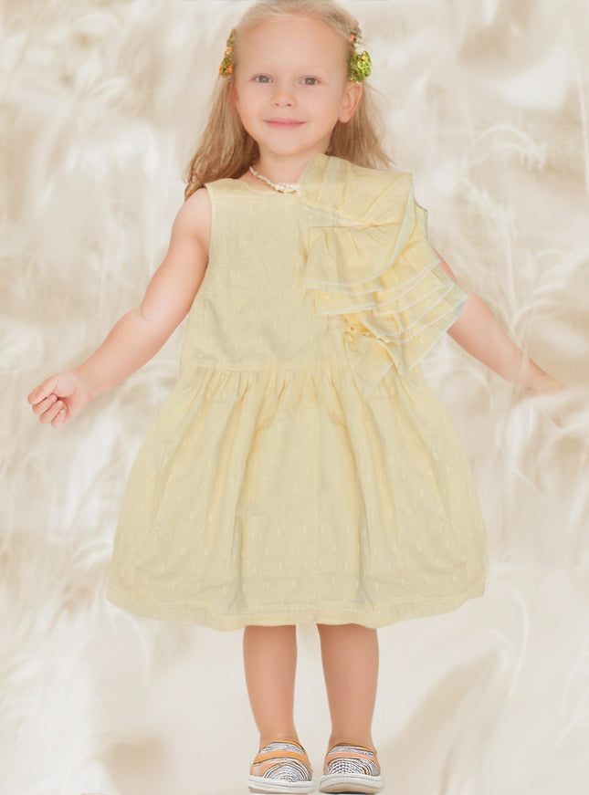 Soft Cotton Yellow Dress